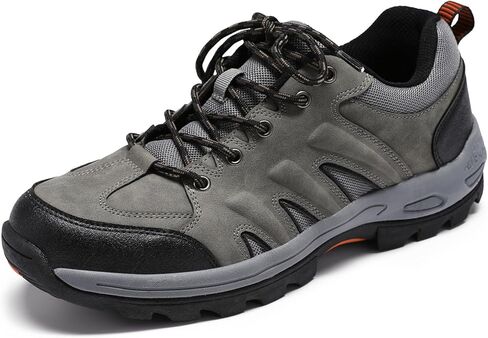 YOUTHUP Men's Hiking Shoes Non Slip Waterproof Lightweight Trail Shoes with Arch Support Comfortable Outdoor Trekking Sneakers for Camping Backpacking in Saudi Arabia