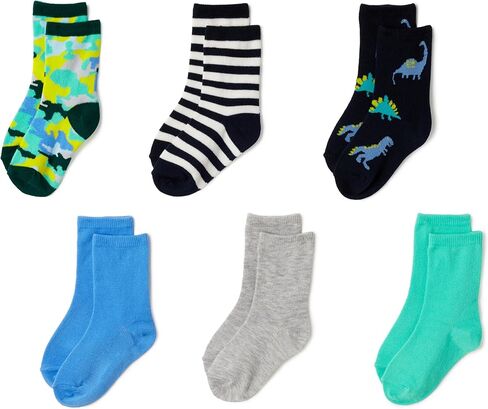 Amazon Essentials boys Patterned Crew Socks in Saudi Arabia