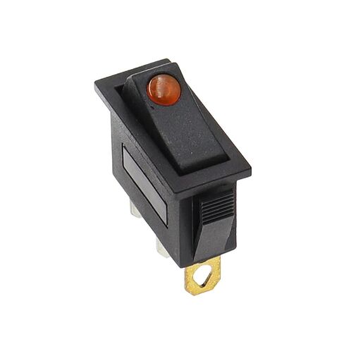 KCD3 مفتاح هزاز SPST ON/Off 2 موضع مع ضوء LED، 15A 220V 125VAC، نحاسي، أسود وأحمر in Kuwait
