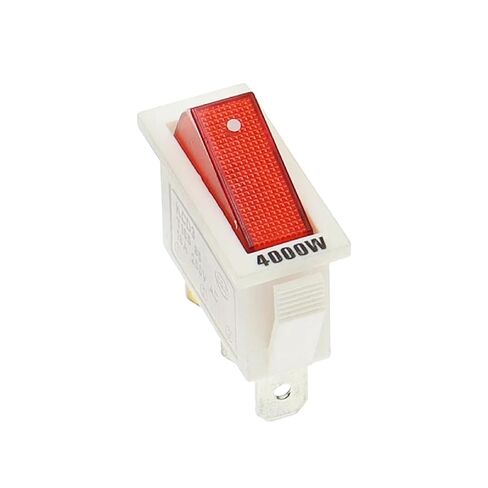 KCD3 مفتاح هزاز SPST ON/Off 2 موضع مع ضوء LED، 15A 220V 125VAC، نحاسي، أسود وأحمر in Kuwait