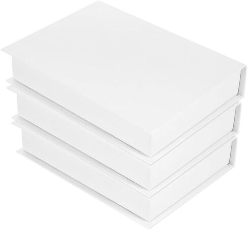 3pcs Faux Books For Decoration Aesthetic Room Decor For Office Shelf Library ative Books For Coffee Table Shelf (Medium) in Kuwait