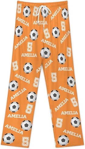 Custom Sports Pajama Pants with Name and Number, Customize Team Gift in Kuwait