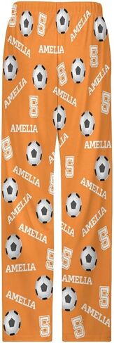 Custom Sports Pajama Pants with Name and Number, Customize Team Gift in Kuwait