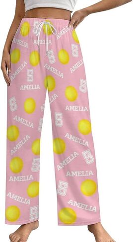 Custom Sports Pajama Pants with Name and Number, Customize Team Gift in Kuwait