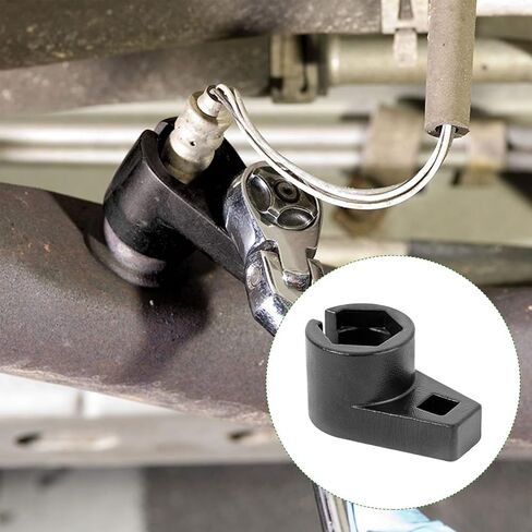 Offset Oxygen Sensor Socket, 3/8-Inch Drive by 7/8-Inch (22mm) Oxygen Sensor Wrench with Wire Gate, 6-Point Vehicle O2 Sensor Removal Tool Preventing Damage to Wires in Saudi Arabia
