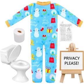 Outus 6 PCS Accessors Doll Doll Associory Christmas Gewspaper and Toalet Set ، Pajamas Gewspaper Dispaper Paper Paper Card Card Paper for Xmas Clothers and Associory Documents Decorations (Geen) in Kuwait