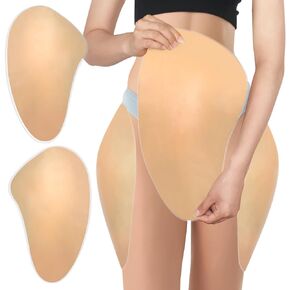 1 Pair Adhesive Silicone Hip Pads for Women Realistic Thick Buttocks Butt Enhancer Lifter Butt Pad Hip Dip Filler Shapewear for Crossdressing in Saudi Arabia