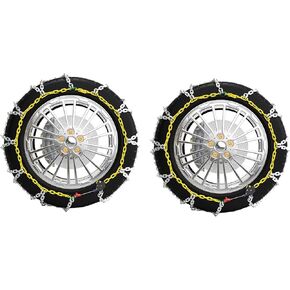 Auto Tightening Snow Chains Quick Easy Installation,Tire Traction Chain For Car Pickup Trucks SUV - Set of 2 205/60R16 in Kuwait