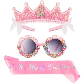 زينة عيد الميلاد تاج ووشاح عيد الميلاد مع نظارات شمسية على شكل زهرة وهدايا عيد ميلاد وإكسسوارات ديكور للحفلات in Kuwait