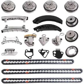 Engine Timing Chain & Component Kit for 2017-2020 Elan—tra & 2018-2021 Kona & 2019-2021 Velo-ster & 2017-2022 Forte Forte5 & 2021-2023 Seltos 2.0L L4 Engine, Replace OE 12609260 12616608 in Saudi Arabia