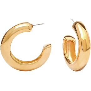 كينيث جاي لين الذهب المصقول واسعة هوب كليب على الأقراط in Kuwait