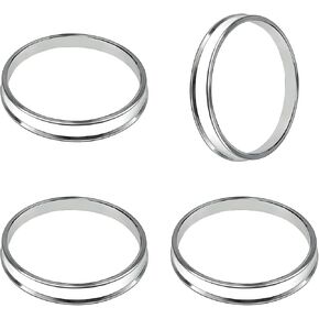 4 PCS Hub Centric Rings, 54 ID to 73 OD Wheel Center Bore Shaft Shock Absorbing Spacer, Aluminum Alloy Wheel Hubrings Compatible with Most Vehicles, Car Accessories in Saudi Arabia