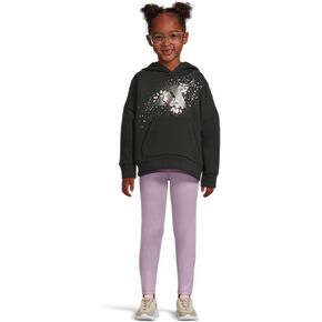 adidas girls Graphic Hooded Pullover Glitter Legging Set (Toddler/Little Kid) in Kuwait