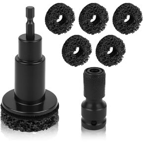منظف ​​الفرامل ومجموعة أدوات تنظيف محور العجلة، 5 رؤوس طحن لإزالة الصدأ، تناسب المثقاب - صيانة سيارات الدفع الرباعي والشاحنات in Kuwait