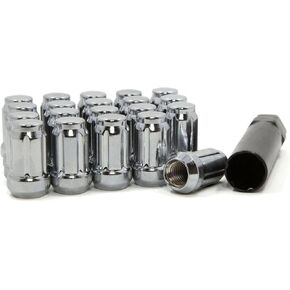 20pc Lug Nuts Tuner Spline Acorn 7/16 Chrome +Key Front Left Rear Right Removal Tool for Camaro 1967-1971 1973 1975 1977 1979-1981 in Kuwait