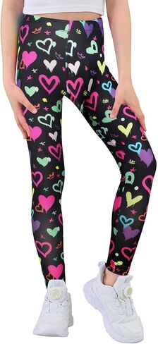 JESKIDS Girls Prints Leggings Casual Yoga Pants Tights Trousers for Kids in 4t to 13 Years in Saudi Arabia