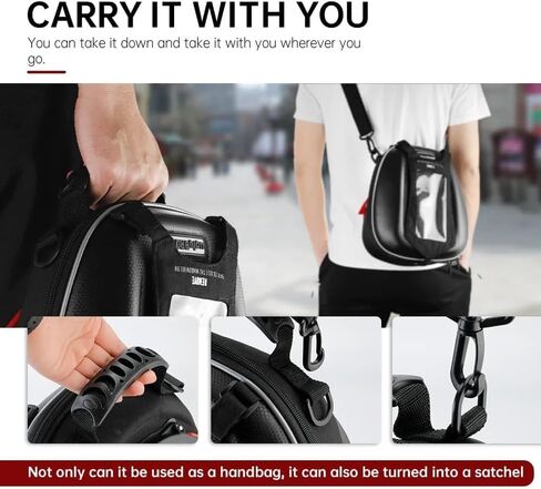 ل ER-6N ER6N 2009-2016 خزان للدراجة النارية أكياس حقيبة تخزين الأمتعة الإفراج السريع على ظهره in Kuwait