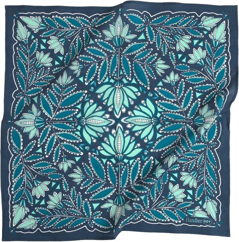 باندانا 22 × 22 باندانا قطن فاخر للنساء والرجال (كارلي) in Kuwait