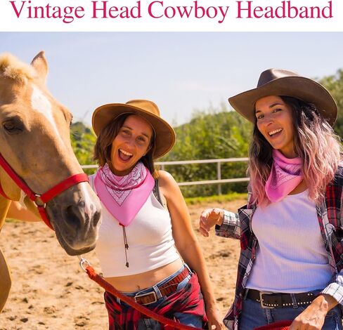 24 Pcs Paisley Bandanas & Rimless Heart Glasses,Cowboy Novelty Bandanas for Women Men Western Halloween Disco Party in Saudi Arabia
