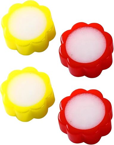 4Pcs Counting Sponge, 2Pcs Flower Shape Sponge Finger Wet for Counting Cash Money for Office Bank Office and School Supplies in Saudi Arabia