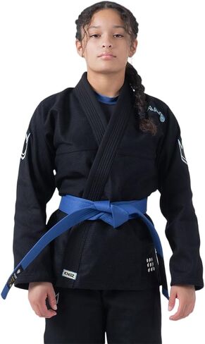 سترة KINGZ Nano 3.0 النسائية Jiu Jitsu Gi - IBJJF 2024 Legal، سترة منسوجة باللؤلؤ وبنطال Ripstop بوزن 8 أونصة in Kuwait