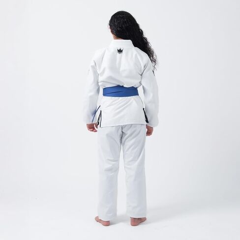 سترة KINGZ Nano 3.0 النسائية Jiu Jitsu Gi - IBJJF 2024 Legal، سترة منسوجة باللؤلؤ وبنطال Ripstop بوزن 8 أونصة in Kuwait