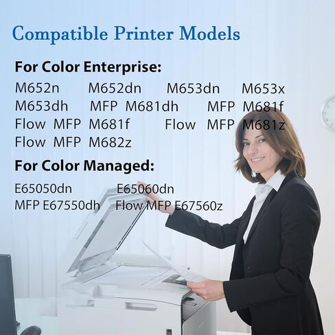 مجموعة نقل CULater P1B93A P1B93-67901 J7Z98-67902 متوافقة مع HP Color Enterprise M652n M653dn M653x M681f M652dn M681dh، المُدارة E65050dn E65060dn E67550dh تتضمن حزام نقل (RM2-1961) in Kuwait