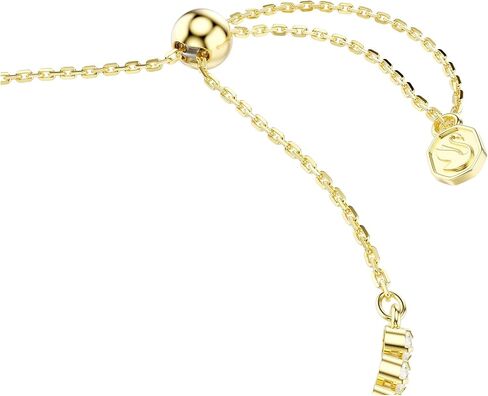 Swarovski Idyllia bracelet, Mixed cuts, Heart with arrow, White, Gold-tSwarovski One plated in Saudi Arabia