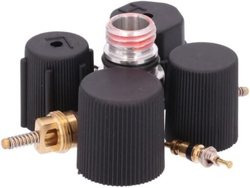 Replacement A/C Caps and Valve Core Seal Kit fits Plymouth Breeze, Voyager, Grand Voyager, Acclaim 4-Cyl (2.4L / 2.5L) in Saudi Arabia