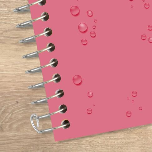 Five Star Spiral Notebook, 1 Subject, College Ruled Paper, 4-3/8" x 7", Personal Size, 80 Sheets, Fights Ink Bleed, Water Resistant Cover, Prom Pink (450048R) in Kuwait