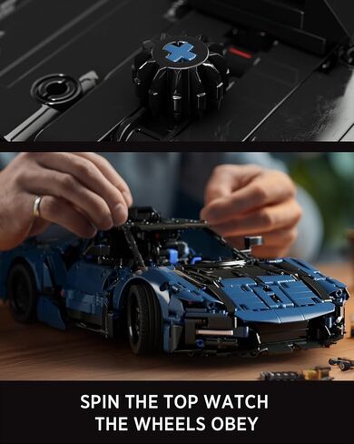 Nifeliz MCX Race Car Building Set for Adults, Collectible 1/12 Scale Sports Car Model Toy, Ideal Gift for Race Lovers (1,726 PCS, NF10321) in Saudi Arabia