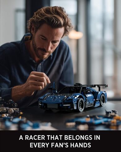 Nifeliz MCX Race Car Building Set for Adults, Collectible 1/12 Scale Sports Car Model Toy, Ideal Gift for Race Lovers (1,726 PCS, NF10321) in Saudi Arabia