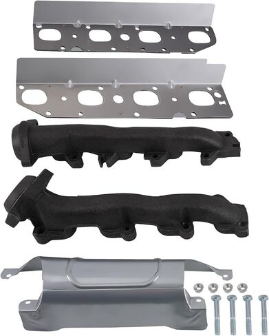 مجموعة مشعب عادم الجانب الأيمن والأيسر من maxpeedingrods 674-685 674-922 101478 53034137AC مع حشية لـ Ram 1500 2013-2017، 2500 2014-2018، 3500 2013-2017، V8 5.7L in Kuwait