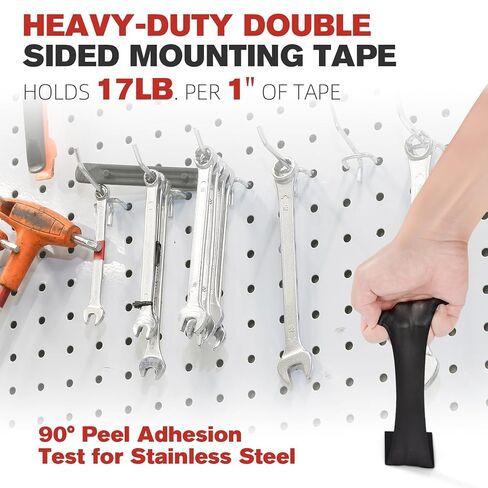 3M Double Sided Tape Heavy Duty VHB, 0.39"×16.5ft, 4905 Strong Adhesive Waterproof Mounting Tape for Automotive, LED Strip Lights, DIY Home Décor Clear in Kuwait