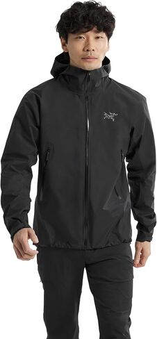 جاكيت Arc'teryx Beta للرجال | Gore-Tex ePE Shell، أقصى قدر من التنوع - سترة المشي لمسافات طويلة، سترة المطر المقاومة للماء | أسود، متوسط in Saudi Arabia