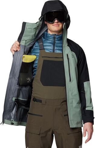 Mountain Hardwear, Boundary Ridge GORE-TEX 3L Jacket - Men's, Wet Stone/Black, XL in Saudi Arabia