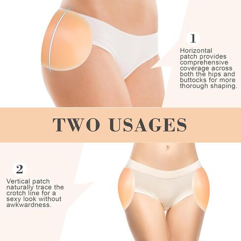 Silicone Butt Pads Adhesive for Women | Reusable Butt Lift Enhancer Pads|Slip Buttock Hip Padding for Flat Buttocks in Saudi Arabia