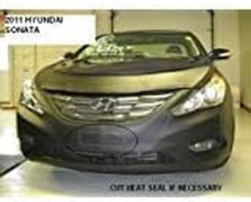 Lebra 2 Piece Front End Cover Black - Car Mask Bra - Fits - Hyundai Sonata 2011-2013 Except Hybrid Models in Saudi Arabia