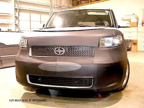 غطاء أمامي من قطعتين من Lebra باللون الأسود - حمالة صدر قناع السيارة - يناسب - Scion,XB,2008 2009 2010 باستثناء سلسلة الإصدار in Saudi Arabia