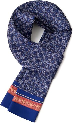 Men‘s Double-Sided Scarf - All-Season Lightweight Shawl & Headwear, Silk-Like, Gift Packed in Saudi Arabia