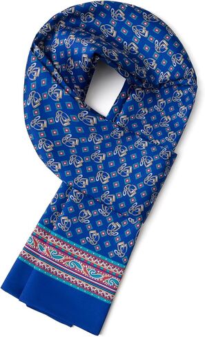 Men‘s Double-Sided Scarf - All-Season Lightweight Shawl & Headwear, Silk-Like, Gift Packed in Saudi Arabia