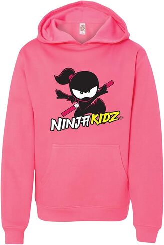 كنزة صوفية للفتيات ذات الشعار الأصلي الرسمي من Ninja Kidz تُلبس أطفال النينجا ملابس أطفال رائعة in Kuwait