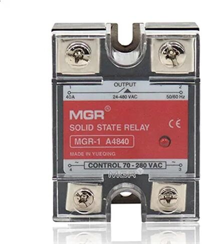 Solid State Relay MGR-1 A4840 SSR-40AA 40A 70-280VAC 24-480VAC AC-AC Single Phase Solid State Relay(MGR-1 A4840) in Saudi Arabia