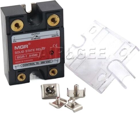 Solid State Relay MGR-1 A4840 SSR-40AA 40A 70-280VAC 24-480VAC AC-AC Single Phase Solid State Relay(MGR-1 A4840) in Saudi Arabia
