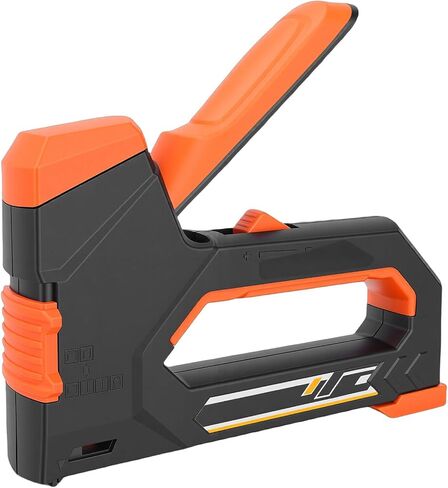 Fafeicy 6 in 1 Heavy Duty Staple Gun Kit Manual Adjustable Power with 1000pcs 6mm Staple for Woodworking Decoration in Saudi Arabia