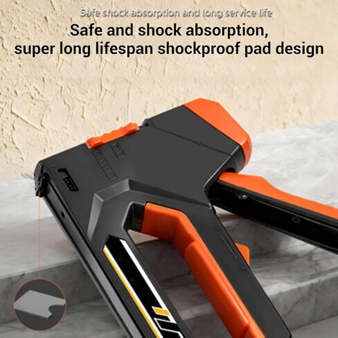 Fafeicy 6 in 1 Heavy Duty Staple Gun Kit Manual Adjustable Power with 1000pcs 6mm Staple for Woodworking Decoration in Saudi Arabia