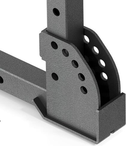 EYOHZ Hitch Mounted Spare Tire Carrier, Universal Adjustable Spare Tire Mount for 2 Inch Receiver, Fits 4/5/6/8 Lug Trailer Wheels, for Truck, Trailer, SUV & Off-Road in Saudi Arabia