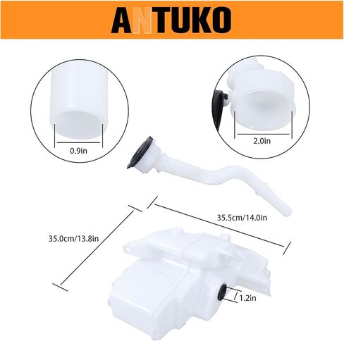 Windshield Washer Fluid Reservoir Tank with Built-in Motor and Hoses Replacement for Corolla 2020-2024 Replacement for 85315-02690 in Saudi Arabia