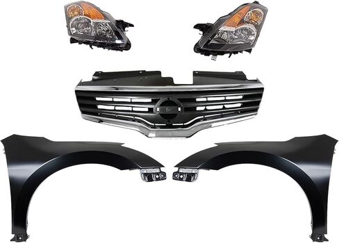 Replacement Headlight Kit fits Nissan Altima 2007 3.5L V6 Sedan Driver and Passenger Side in Saudi Arabia