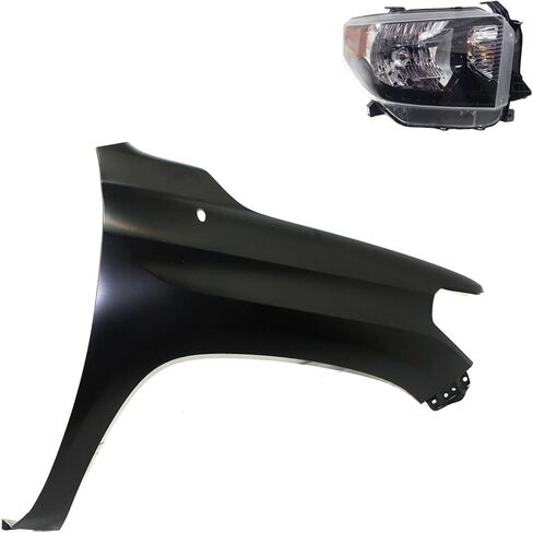 Replacement Headlight Kit Fits Toyota Tundra 2015-2017 5.7L V8 Passenger Side (TRD Pro Crew Cab) with Fender in Saudi Arabia